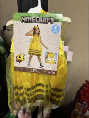 Minecraft Kid's Yellow and Multi Dress